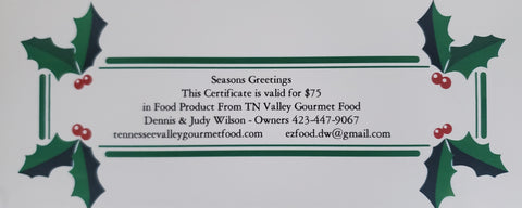 GIFT CERTIFICATE $75